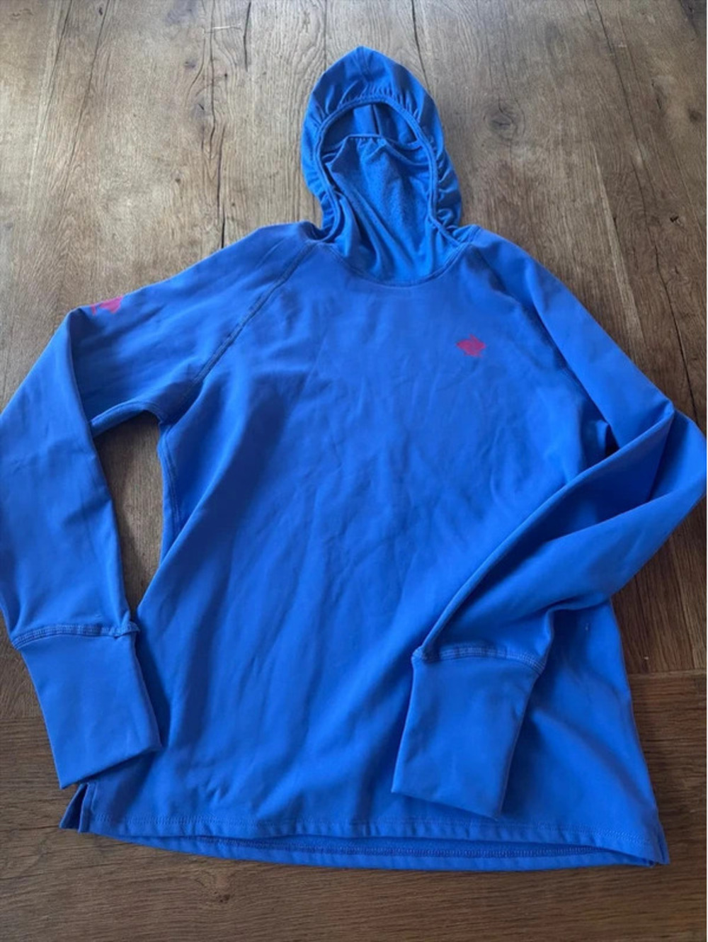 Rabbit Cocoon Long Sleeve Hooded Shirt Womens Size S/M
